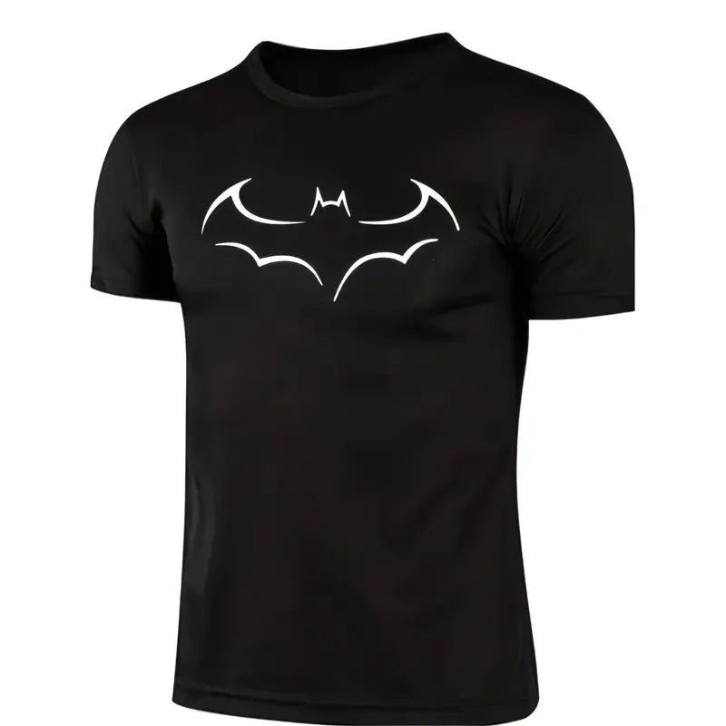 Shadow of Gotham: Unisex Minimalist Dark Knight Oversized Tee