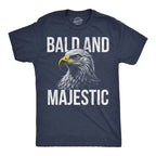 Bald and Majestic Eagle Tee - Funny Patriotic Gifts for Him