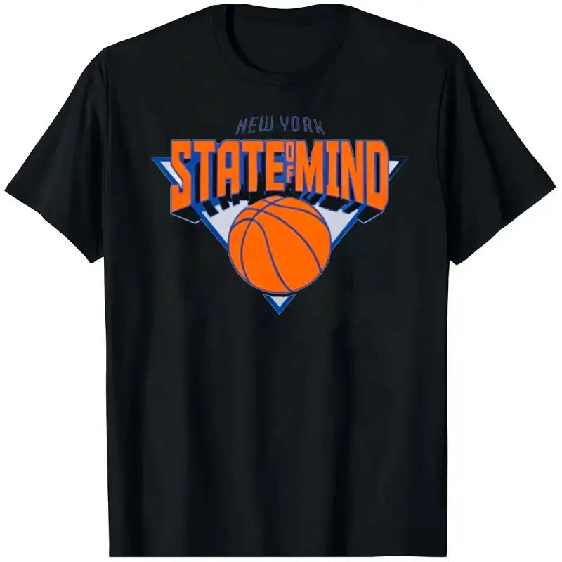 New York State of Mind Retro Basketball Heritage Graphic Tee