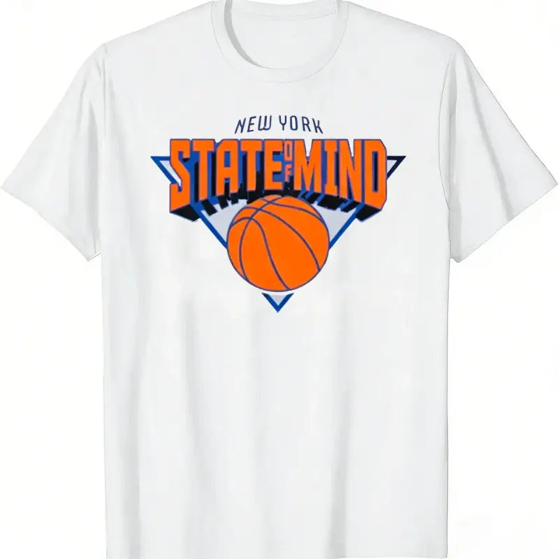 New York State of Mind Retro Basketball Heritage Graphic Tee