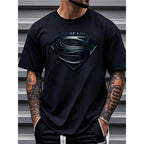 Unyielding Strength Man of Steel Metallic Shield Tee