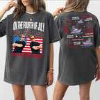 Step Brothers Boats N Hoes On The Fourth Of July Funny Patriotic Tee