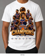 New York Knicks 2026 NBA Champions Victory Commemorative Graphic Tee