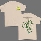 🔥[LIMITED TIME FREE SHIPPING] The Masters Heritage Map Tee: A Spectrum of Augusta Excellence
