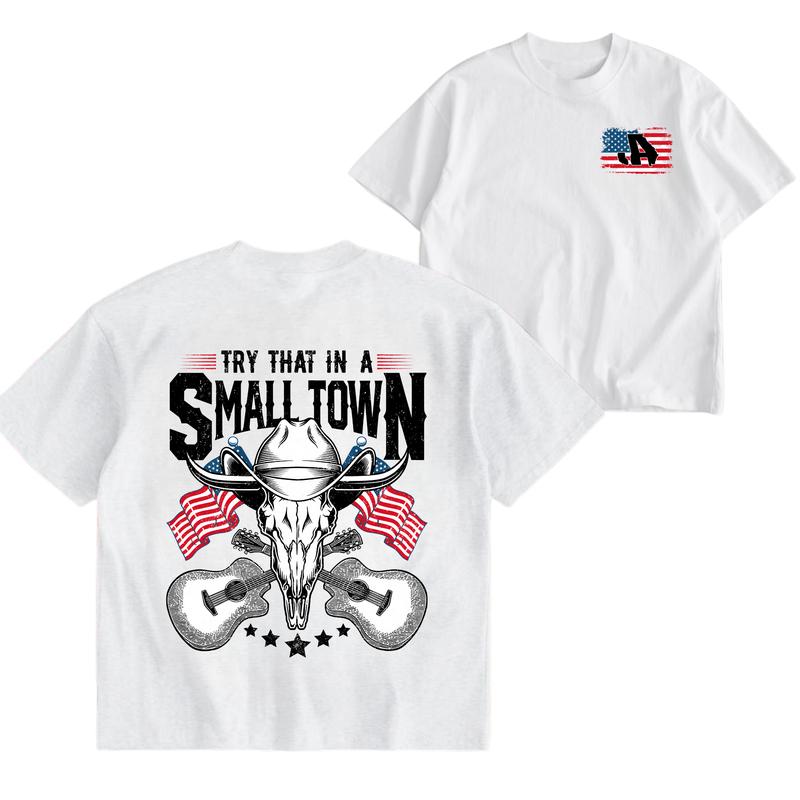 T-shirt vintage musique country JA, Sweat-shirt rétro films western, T-shirt merchandising country