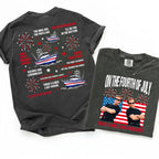 Step Brothers Boats N Hoes On The Fourth Of July Funny Patriotic Tee