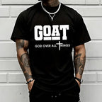GOAT - God Over All Things Faith-Forward Streetwear Graphic Tee
