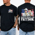 Patriotic Humor: 4th of July Western Cowboy T-Shirt Apparel
