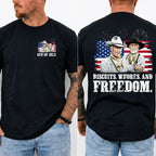 Patriotic Humor: 4th of July Western Cowboy T-Shirt Apparel