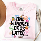 One Hundred Days Later 100 Days of School Shirt, 100th Day Celebration Graphic Tee