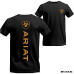 Rugged Ariat Graphic Tee: Western Heritage Meets Modern Streetwear Style