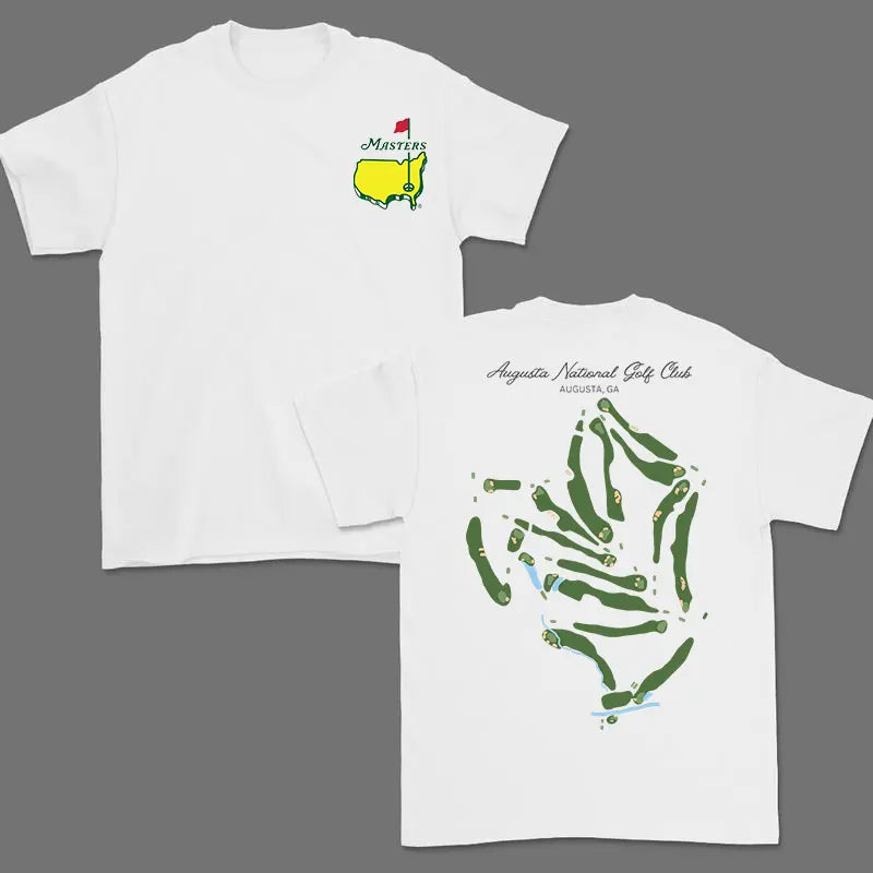 🔥[LIMITED TIME FREE SHIPPING] The Masters Heritage Map Tee: A Spectrum of Augusta Excellence