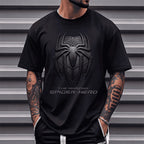 Cyberpunk Stealth Spider Hero Graphic Streetwear Tee