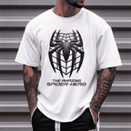 Cyberpunk Stealth Spider Hero Graphic Streetwear Tee