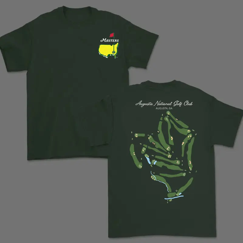 🔥[LIMITED TIME FREE SHIPPING] The Masters Heritage Map Tee: A Spectrum of Augusta Excellence