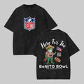 2026 Benito Bowl Retro Pattern T-Shirt, Benito Team Uniform, made for the Benito Bowl, the best halftime T-shirt.