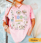 100 Days of School Goose Teacher TShirt, Cute Classroom Teacher Tee,