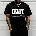 GOAT - God Over All Things Faith-Forward Streetwear Graphic Tee