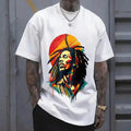 🔥[LIMITED TIME FREE SHIPPING] Eternal Soul: Bob Marley Tribute Vibrant Pop-Art Tee