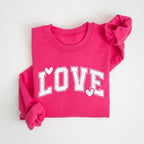 Love Valentines Heart Sweatshirt, Teacher Valentines Sweater