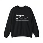 "People: 1-Star Review" Introvert Humor Graphic Tee
