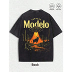 Sci-Fi Desert Vibe: Retro Modelo T-Shirt Alien Abduction Apparel