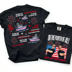 Step Brothers Boats N Hoes On The Fourth Of July Funny Patriotic Tee